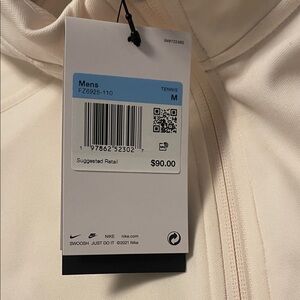 Nike Men's Off-White Tennis Jacket